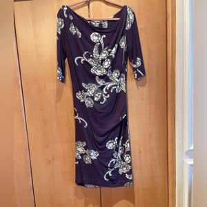 Jersey dress purple